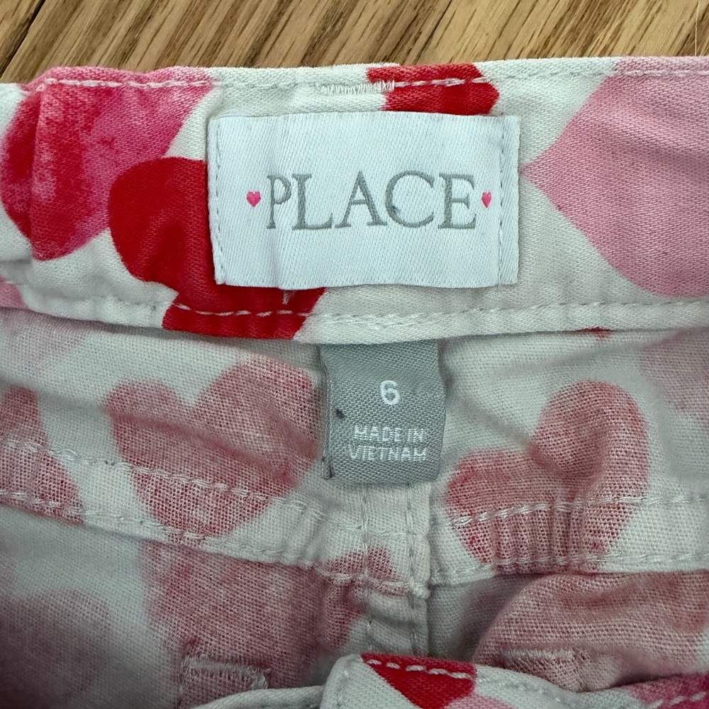 The Children's Place Red and Pink Heart Pants - Picture 3 of 6